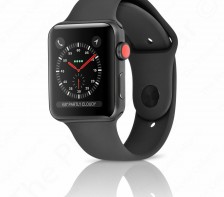 Apple Watch Sport Series 3 | 42mm - LTE Cellular - MQK92LL/A | (Space Gray/Aluminum Black)