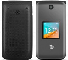 AT&T Prepaid Alcatel - Cingular Flip 2 Phone | 4044O - 4GB (Dark Gray)