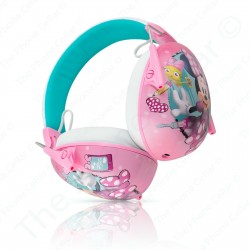 eKids Disney Minnie Mouse Headphones MM130 with Parental Control and 21dB Noise Reduction